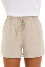 Load image into Gallery viewer, Shorts Womens Summer Lounge Hotpants with Pockets Drawstring Shorts Pasal 
