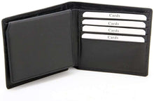 Load image into Gallery viewer, Black Leather RFID Blocking Wallets Mens - handmade items, shopping , gifts, souvenir