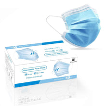 Load image into Gallery viewer, Straame 3 Ply Disposable Dustproof Breathable Face Mask Apparel &amp; Gloves Pasal 
