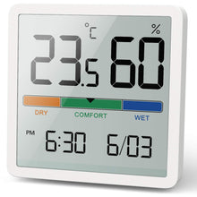 Load image into Gallery viewer, Hygrometer Indoor Thermometer Desktop Digital Clock Hygrometers Pasal 