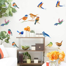 Load image into Gallery viewer, Watercolor Birds Wall Decore Wall Stickers Pasal 