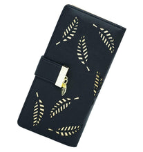 Load image into Gallery viewer, Women Wallet Hollow Leaf Pattern Wallets Pasal 