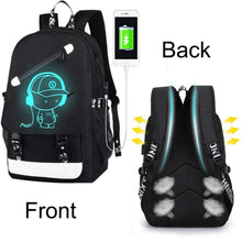 Load image into Gallery viewer, School Bags Backpack USB charging Port Laptop School Bags Pasal 