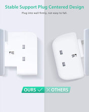 Load image into Gallery viewer, Plug Adaptor UK One Beat 3 Way Wall Charger Socket Extensions with 2 USB Ports International Power Adapters Pasal 
