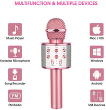 Load image into Gallery viewer, Karaoke Microphones for Kids Wireless Bluetooth - handmade items, shopping , gifts, souvenir