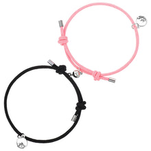 Load image into Gallery viewer, 2PCS Couple Magnetic Bracelets Set Mutual Attraction Braided Rope Bracelets Pasal 
