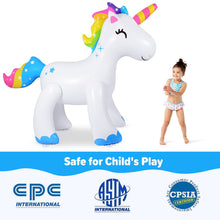 Load image into Gallery viewer, Unicorn Sprinkler Water Toys Inflatable Unicorn Outdoor Sprinklers Pasal 