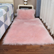 Load image into Gallery viewer, Fur Rug Soft Pink Fluffy carpet Area Rugs Pasal 