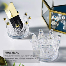 Load image into Gallery viewer, 2Pcs Glass Crown Ashtray Desktop Smoking Ash Tray Ash Trays Pasal 