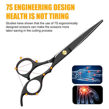 Load image into Gallery viewer, Hair Cutting Scissors Kits Stainless Steel Hairdressing Scissors Scissors Pasal 