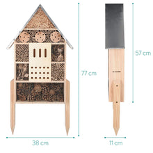 Load image into Gallery viewer, Garden Shelter Bamboo XL Wooden Insect Hotel Insect Hotels Pasal 
