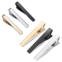 Load image into Gallery viewer, 6 Piece Mens Classic Tie Clips Tie Clips Pasal 