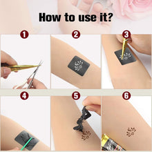 Load image into Gallery viewer, Temporary Tattoo Kit Temporary Art Tattoos 6 PCS Temporary Tattoo Temporary Tattoos Pasal 