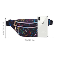 Load image into Gallery viewer, Holographic Fanny Packs for Women Waterproof Waist Packs - handmade items, shopping , gifts, souvenir