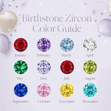 Load image into Gallery viewer, Forever Love Heart Birthstone Necklace Ornaments Necklace Pasal 
