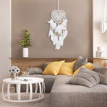 Load image into Gallery viewer, White Heart Dream Catcher Dream Catcher Pasal 