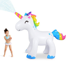 Load image into Gallery viewer, Unicorn Sprinkler Water Toys Inflatable Unicorn Outdoor Sprinklers Pasal 