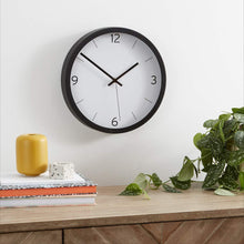 Load image into Gallery viewer, Basics Modern Wall Clock Black Wall Clocks Pasal 