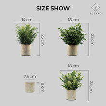 Load image into Gallery viewer, Potted Artificial Plants Small Fake Plastic Plant Artificial Plants Pasal 