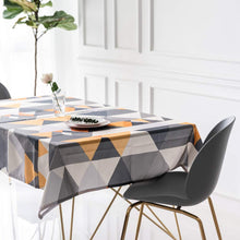 Load image into Gallery viewer, Table Cloth Geometric Shapes Triangle Modern Pattern Rectangular Tablecloths Pasal 