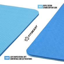 Load image into Gallery viewer, 6mm Thick Non-Slip Exercise Yoga Mat TPE Eco-Friendly Fitness Mat - handmade items, shopping , gifts, souvenir