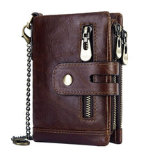 Load image into Gallery viewer, Mens Wallet RFID Blocking Leather Wallets Pasal 
