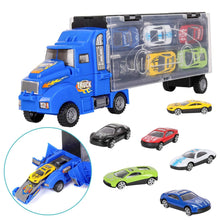 Load image into Gallery viewer, Transport Truck Toy Car Transporter Truck Carry Vehicle with 12pcs Trucks Pasal 