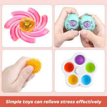 Load image into Gallery viewer, Gemeer Pop Fidget Toys Set 35 PCS with Sensory Fidgets Hand Spinners Pasal 