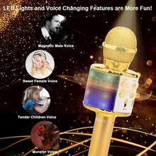 Load image into Gallery viewer, Wireless Karaoke Microphone Bluetooth Handheld Portable Speaker Home - handmade items, shopping , gifts, souvenir

