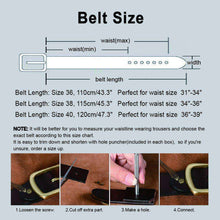 Load image into Gallery viewer, Mens Black Leather Studded Belt Adjustable for Casual Party Gifts for Him - handmade items, shopping , gifts, souvenir