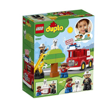 Load image into Gallery viewer, Town Fire Truck Firefighter Figure Toy for Kids Age Sorting, Stacking &amp; Plugging Toys Pasal 