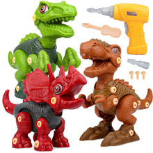 Load image into Gallery viewer, Vanplay Take Apart Dinosaur Toys with Electric Drill Dinosaurs &amp; Prehistoric Creatures Pasal 