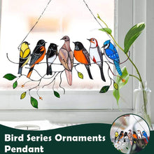 Load image into Gallery viewer, Bird Window Hanging Bird Ornaments Sun Catchers Pasal 