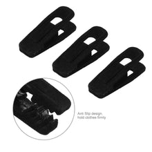 Load image into Gallery viewer, Black Velvet Hangers Clips 80 Pack Standard Hangers Pasal 