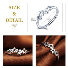 Load image into Gallery viewer, Sterling Silver Stars Stackable Rings Rings Pasal 
