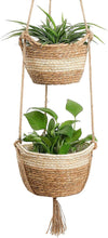 Load image into Gallery viewer, Hanging Seagrass Planter Basket Flower Pots Pasal 