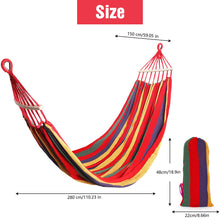 Load image into Gallery viewer, Hammock Outdoor Garden Camping Travel Portable Thickened Hammocks Pasal 