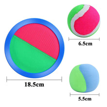 Load image into Gallery viewer, Paddle Toss and Catch Ball Set Toys Self Stick Paddle Game for Sports Ball Pits &amp; Accessories Pasal 