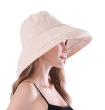 Load image into Gallery viewer, Women Wide Brim Sun Hats Foldable Bucket Hat Sun Hats Pasal 
