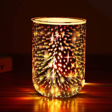 Load image into Gallery viewer, Wax Burner Electric Burners Electric 3D Glass for Home Office Bedroom Living Room Gifts Glass Star Home Fragrance Lamps Pasal 