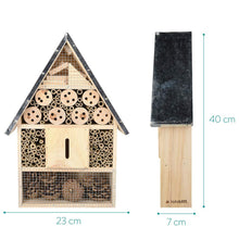 Load image into Gallery viewer, Natural Wood XL Wooden Insect Hotel Insect Hotels Pasal 
