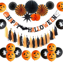 Load image into Gallery viewer, Halloween Party Decorations Happy Halloween Banner Balloons Pasal 