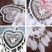 Load image into Gallery viewer, White Heart Dream Catcher Dream Catcher Pasal 
