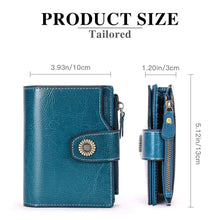 Load image into Gallery viewer, Small Women Wallet Genuine Leather Wallets Pasal 