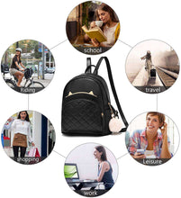 Load image into Gallery viewer, Women Backpack PU Leather Rucksack - handmade items, shopping , gifts, souvenir