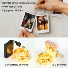 Load image into Gallery viewer, Photo Pegs String Lights Battery &amp; USB Powered Unknown Pasal 