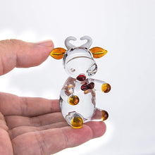Load image into Gallery viewer, Glass Bull Figurine Hand Blown Glass Onaments Figurines Pasal 