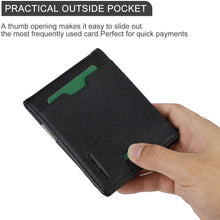 Load image into Gallery viewer, Men Leather Wallet with Money Clip RFID Blocking Slim Wallet - handmade items, shopping , gifts, souvenir