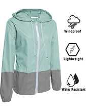 Load image into Gallery viewer, Women Waterproof Jacket Outdoor Quick Dry Raincoat Jackets Pasal 