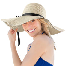 Load image into Gallery viewer, Straw Hat Large Wide Brim Sun Hat for Women Sun Hats Pasal 